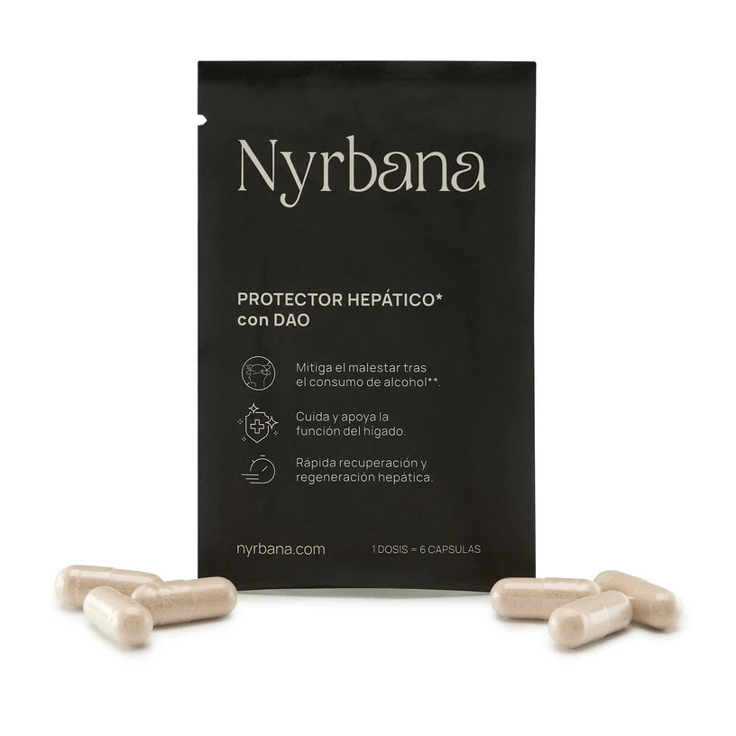 protector hepático kit anti resaca sobre con 6 cápsulas